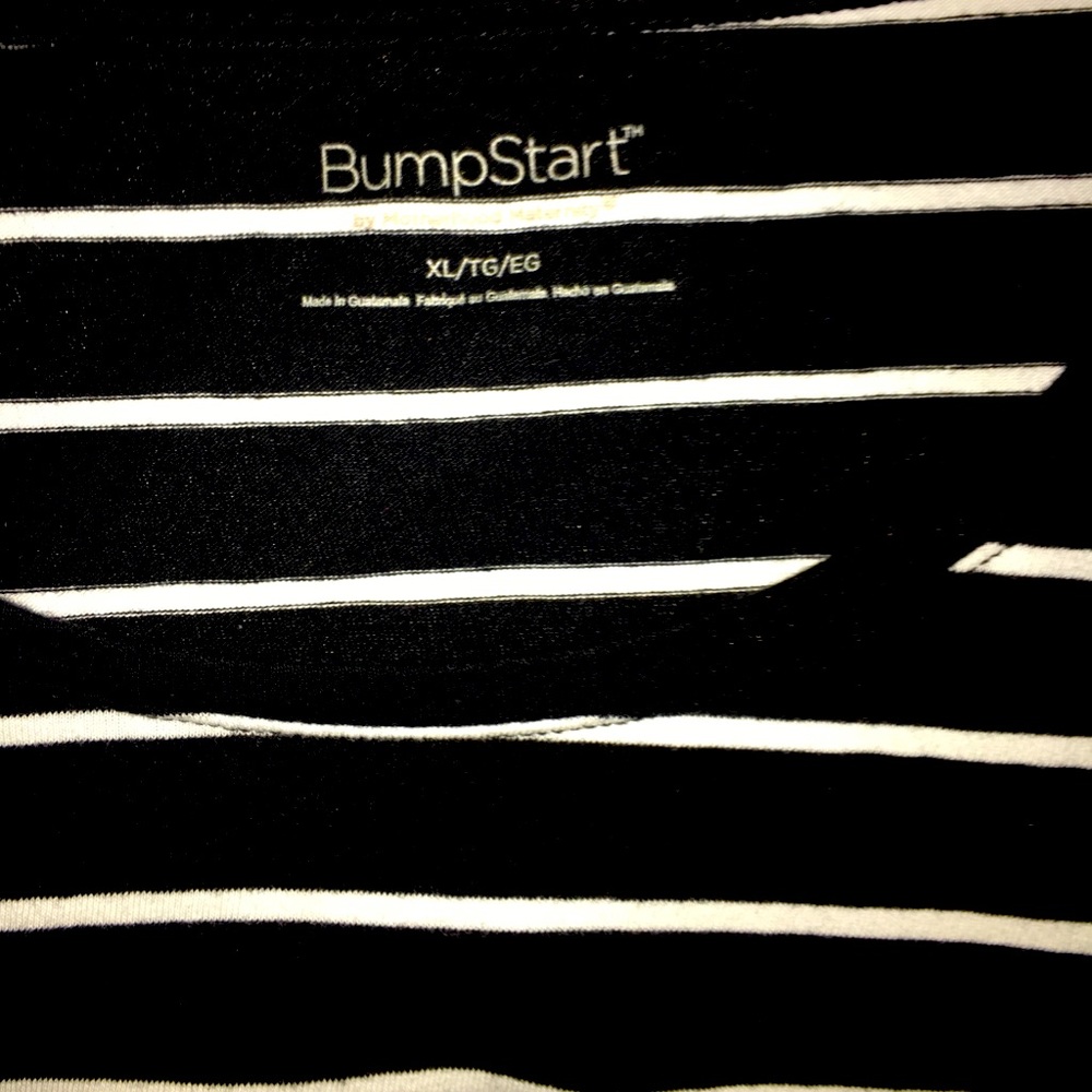 Bumpstart Maternity long sleeved striped shirt